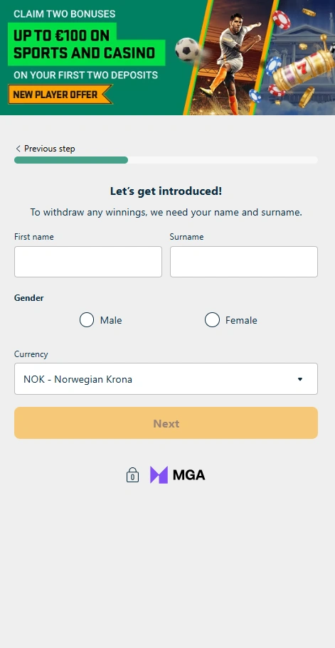 boabet mobile login page