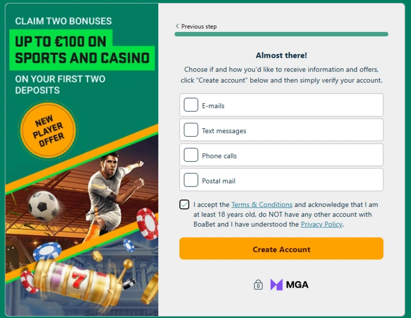 boabet registration page